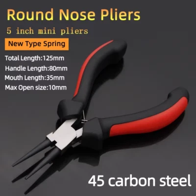 Mini Pliers Diagonal Pliers Wire round Mouth Bent Long Needle Nose Cutter Handcr