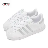 在飛比找Yahoo奇摩購物中心優惠-adidas 休閒鞋 Superstar EL I 小童 白