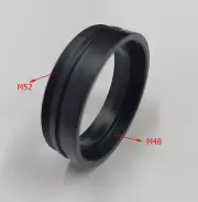 48MM to M52 Stereo Microscope Objective Lens Adapter f Auxiliary Barlow Lens