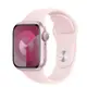 [欣亞] Apple Watch Series 9 (GPS)；41 公釐粉紅色鋁金屬錶殼；淡粉色運動型錶帶 - S/M *MR933TA/A
