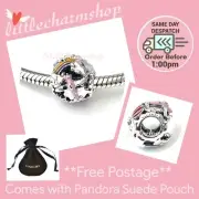 NEW Authentic PANDORA Fly Away Rainbow Sky & Travel Charm - 791695C01 RETIRED