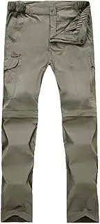 [Generic] 80s Pants for Women Men Hiking Pants Casual Trousers Outdoor Convertible Pants Waist Size