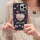 愛心蝴蝶 牛仔布刺繡手機殼 iPhone 14 13 12 11 Pro Max X XR XS 14plus 保護殼