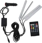 CHILDWEET LED Car Interior Light Strip Voice Controlled LED Lights Remote Control Auto Interior Lighting Kit for Vehicles Easy Installation