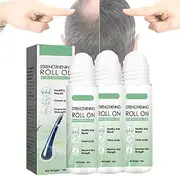 3 pcs Renew Hair X Roll-On Hair Treatment,Renewhairx Hair and Beard Regrowth Roll On Serum,Beard Hair Regrowth Treatment Works On All Hair