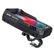 Bicycle Waterproof Phone Holder Handlebar Navigation Storage Box(Black)