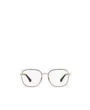 Versace Eyewear Round Frame Glasses 56 White