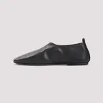 [Dries Van Noten] Dries Van Noten-Black Leather Loafers-Donna 38 IT