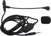 Audio Cable with Mic, 3 Pin XLR Female to 3.5mm Headset Cable with Boom Microphone for Q701 K712 K702 K240 K240 MK II K141 K171 Headset Boom Microphone Cable