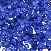 Loose Sequins 4200Pcs Cup Embroidery Sequins for Crafts Sewing,Sapphire Blue