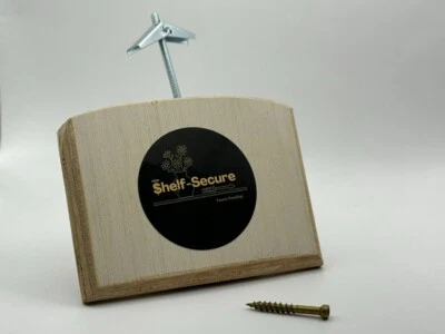 Floating Shelf Anchor LOCK for Floating Shelve BRACKETS- Shelf Secure TESTED