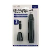 3PCS Men�s Nose Hair Trimmer Set Swosh Painless Easy to Use