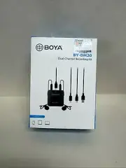 BOYA BY-DM20 Dual-Channel Recording Kit Lavalier Microphone for iOS/Android/PC