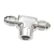 Aeroflow Male Tee with Female 1/8" -4AN, AF918-04-02S