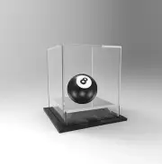 Snooker / Billiard / Pool Ball Display Case Acrylic Perspex - SILVER SPECIAL