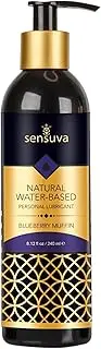 Sensuva Natural Water-Based Moisturizer Blueberry Muffin 240 ml