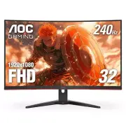 AOC C32G2 32" Curved Frameless Gaming Monitor FHD 1500R Curved VA 1ms 165Hz F...