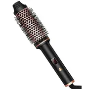 3 in 1 Ionic Hair Curler, Professional Curling Iron,Heated Styling Brush,Anti-Scald Thermal Brush,