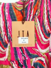 NEW Anthropologie Abel the Label One Shoulder Tiered Swing Farm Rio Maxi Dress S