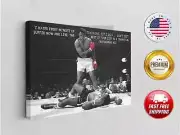 Legend Boxer Big Knock Out Reproduction Canvas Print Wall Art Home Decoration