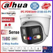 DAHUA 180° 8MP Panoramic TiOC IPC-PDW3849-A180-AS-PV IP Camera WizSense SMD 4.0