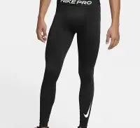 在飛比找Yahoo!奇摩拍賣優惠-專柜正品耐克NIKE PRO男籃球運動訓練薄厚緊身長短褲CU