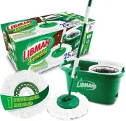 Libman Tornado Spin Mop System, Spinning Floor Mopping and Bucket with Wringer S