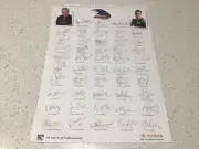 AFL ADELAIDE CROWS TEAM SIGNED POSTER PRINT- FOOTBALL TIGERS SAINTS DEMONS DOG1