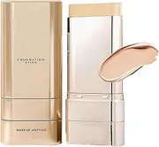 Vivien Beauty Foundation Stick, 2 in 1 Vivienbeauty Foundation Make up with Built-In Brush, Longwear Natural Finish for All Skin Types (2#-Skin color)