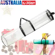 DIY Clear Gift Wrapping Paper Storage Bag Organizer Tidy Zip Wrapping Paper Bag