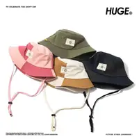 在飛比找momo購物網優惠-【HUGE】HUGE 自有品牌 OUTDOOR HAT 撞色