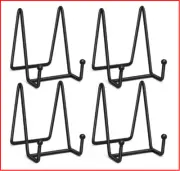 4 PCS Iron Easel Display Stand Plate Holders for Picture Art Painting Party