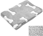 GREENADSCAPE Warm Fleece Dog Blanket Pet Comfort for Cat Puppy Sofa Throw Soft Cozy Fleece Throw Blanket