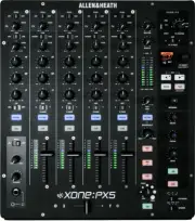 TABLE DE MIXAGE CLUB 4 + 1 VOIES STEREO 2 OUT STEREO DJ ALLEN & HEATH XONE-PX5