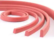 1 Meter silicone rubber foam door window sealing strip rubber foam door gasket