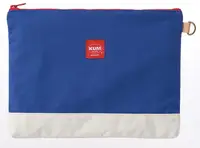 在飛比找誠品線上優惠-Raymay Kum帆布收納袋/ 藍色/ A4
