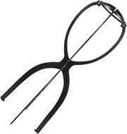 WEKADRIN Portable Wig Display Holder Durable Plastic Stand for Wigs Hats Glasses for Air Drying Showcasing Multi Functional Wig Rack for Storage Display Needs