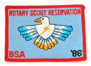 Rotary Scout Res (NY) 1986 Pocket Patch BSA