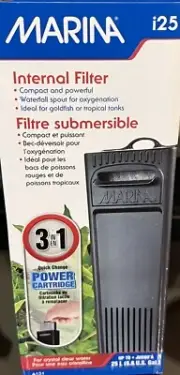 Marina i25 Internal Power Filter - For Aquariums up to 25 Liter (6.6 US Gal) NEW