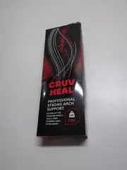 LG Cruv Heal 220+ lbs Plantar Fasciitis High Arch Support Insoles Men Woman (F)