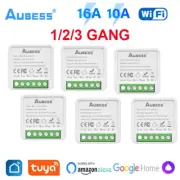 1/2/3Gang Tuya MINI Wifi Switch DIY Relay Smart Life APP Wireless Remote