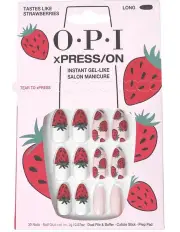[OPI] Xpress/On Tastes Like Strawberries Press-On Nails Set