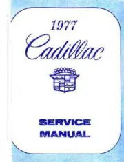 1977 Cadillac Service Shop Repair Manual Book Engine Drivetrain Electrical OEM (for: Cadillac)