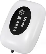 Aquarium Air Pump USB Rechargeable Oxygen Pump Fish Tank Bubbler High Capacity 4800mAh Lithium Battery Quiet Operation Durable and Design Automatic Start-up Ideal for Indoor and Outdoor Use