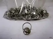 50-QTY LOXX® Snap Fastener Closure Upper Part with Ringed Head - Nickel