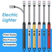 Electric Lighter USB Rechargeable Arc Lighter Flameless for Candle Cook Camp BBQ