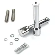 Chrome 8" Rise 1 1/4" 1.25" Handlebar Risers For DNA Paughco Springer Chopper Bo