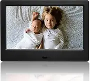 7 Inch Digital Picture Frame, Using USB or SD to Play Photos/Videos/Music, HD IPS Displays Photo Frames with Remote Control, Easys to Use, Gifts for Mom&Dad