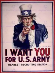 WAR ARMY UNCLE SAM USA RECRUITMENT ICONIC VINTAGE POSTER ART PRINT 1082PY
