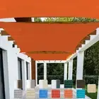 10'(W) Rectangle Outdoor Sun Shade Sail Awning Cover for Easy Fit Between Walls